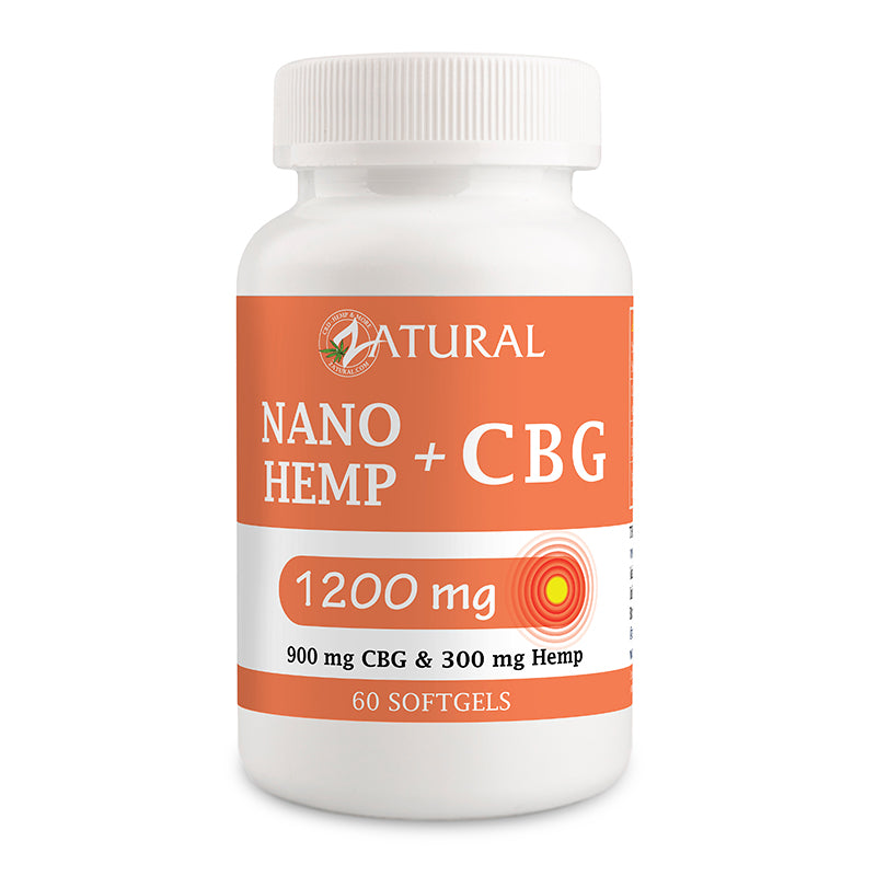 Zatural Nano Hemp + CBG Softgels 1200mg