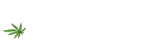 Zatural White Hemp Leaf Logo